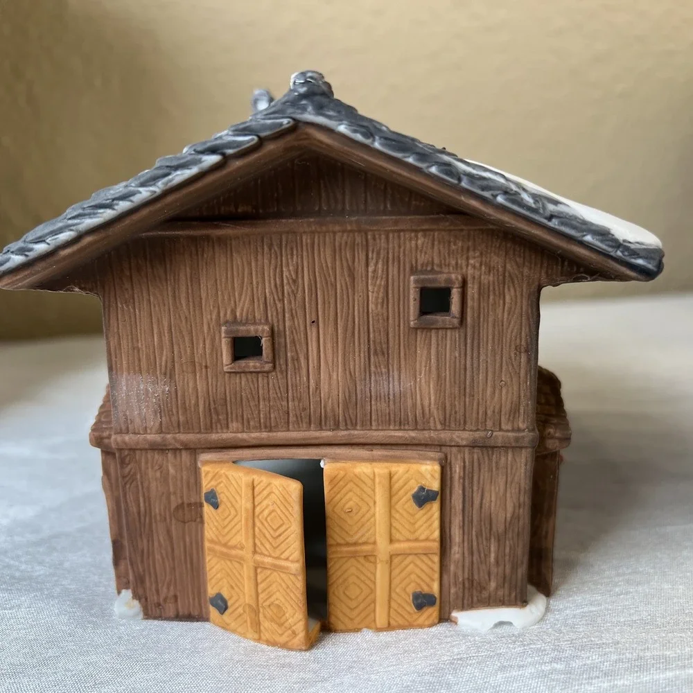 Vintage 1986 Dept 56 Alpine Village Milch-Kase Lighted Building Box & Cord